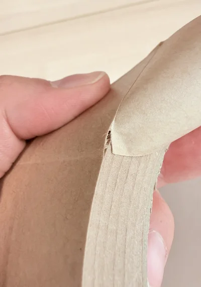 少し切れ目を入れておくのがポイント（▶次へ）