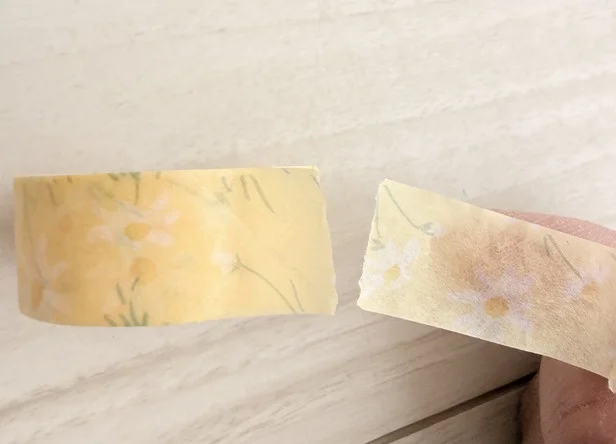 マスキングテープもきれいに切れる！（▶次へ）