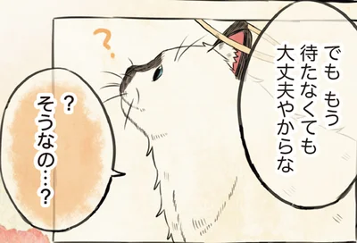 もう待たなくても大丈夫やからな