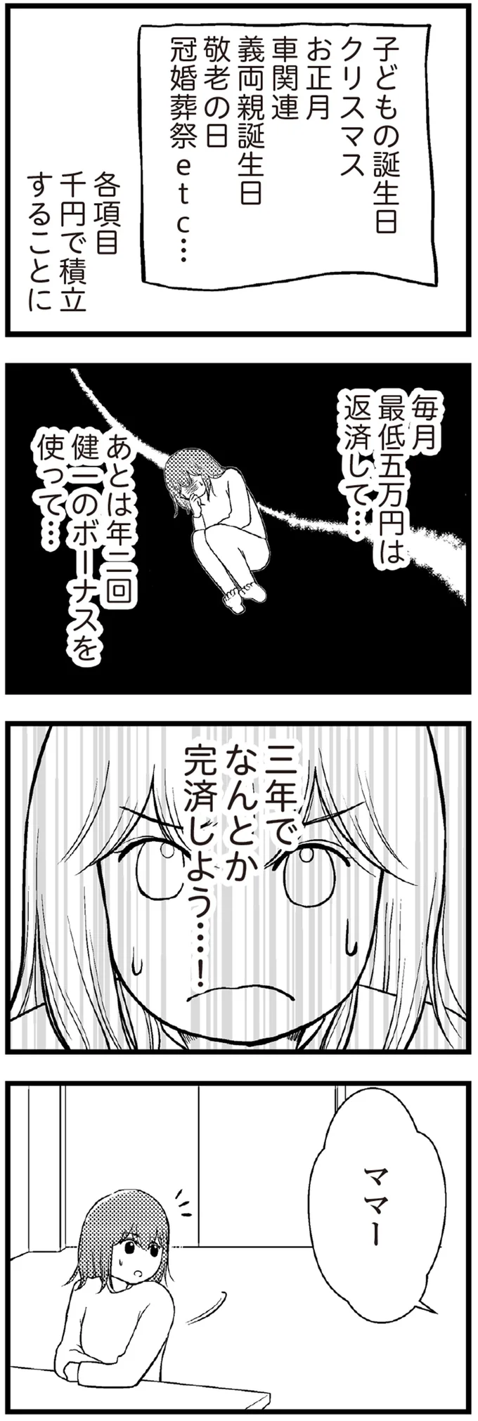 三年でなんとか完済しよう…！