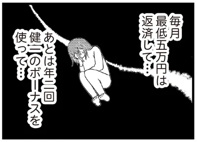 最低五万は返済して…