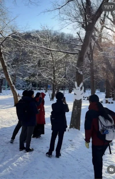 札幌には作品を毎年楽しみにする人もいるそう▶雪なのではかない一面も（⇒次へ）