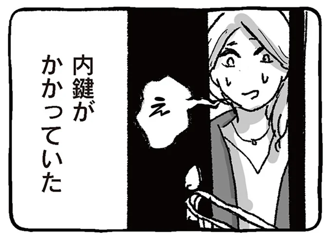 内鍵がかかっていた自宅