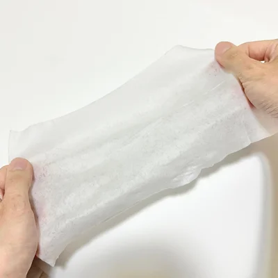 十分な大きさのシート