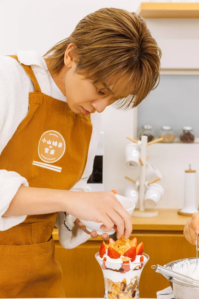 上部にもコーンフレークたっぷり!