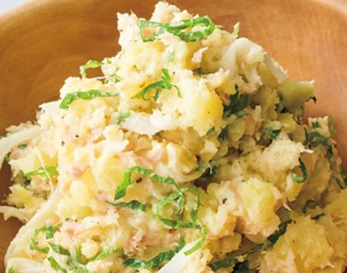 「ツナ入りポテサラ」