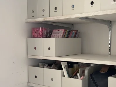 カラフルな雰囲気でもごちゃごちゃして見えない　▶移動するときは