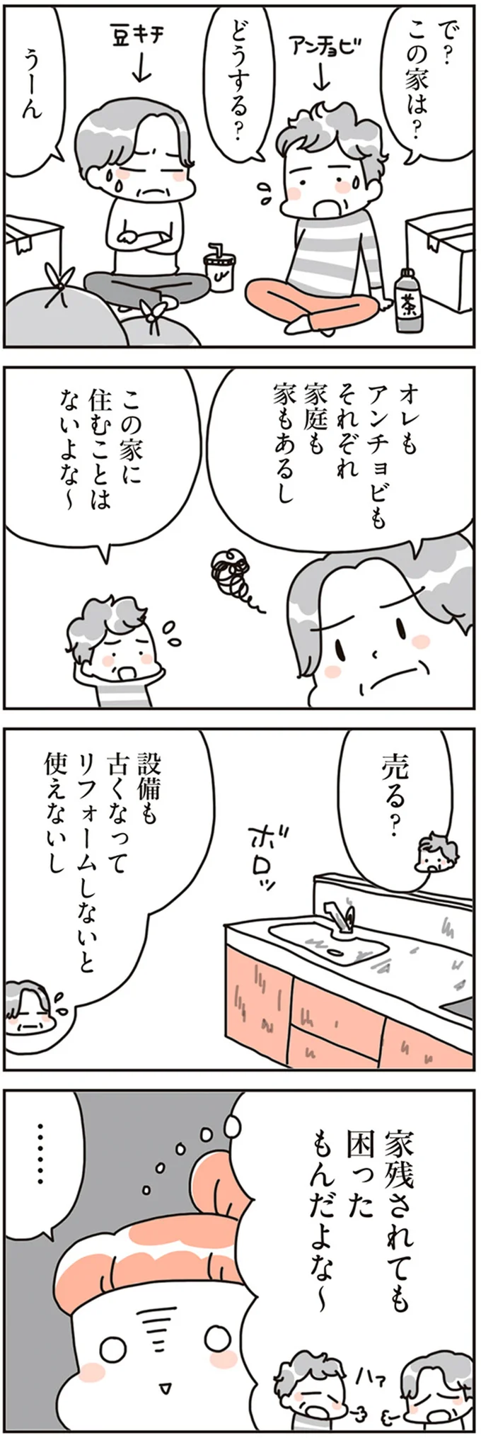 この家は？どうする？