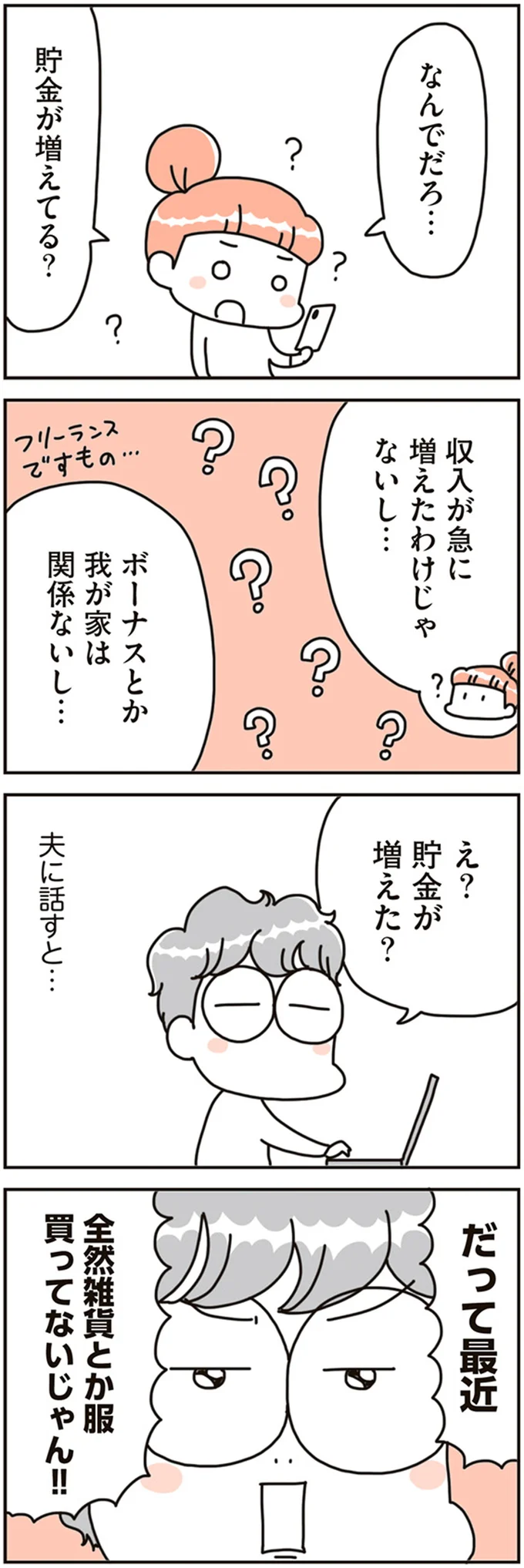収入が急に増えたわけじゃないし…