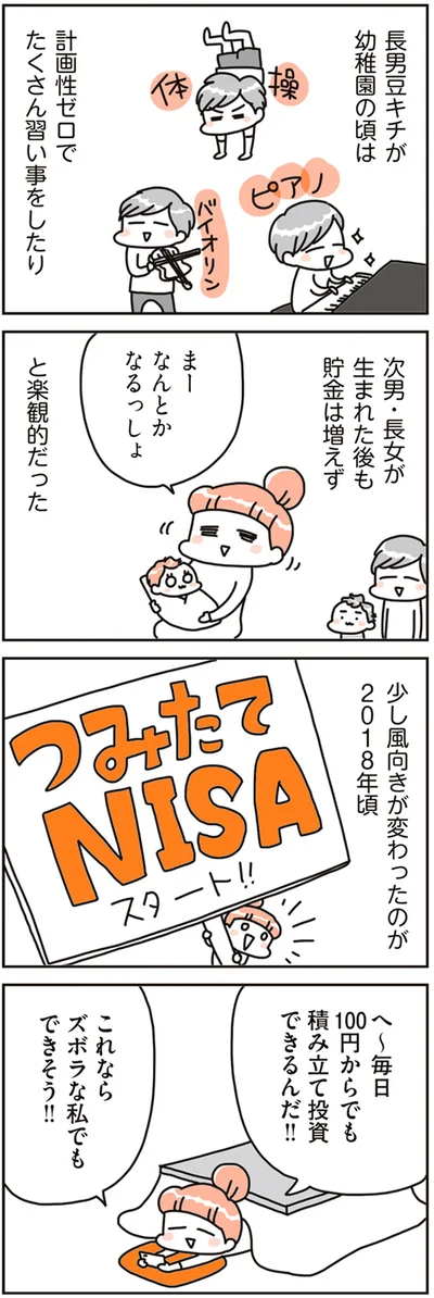 100円からでも積み立て投資できるんだ！！