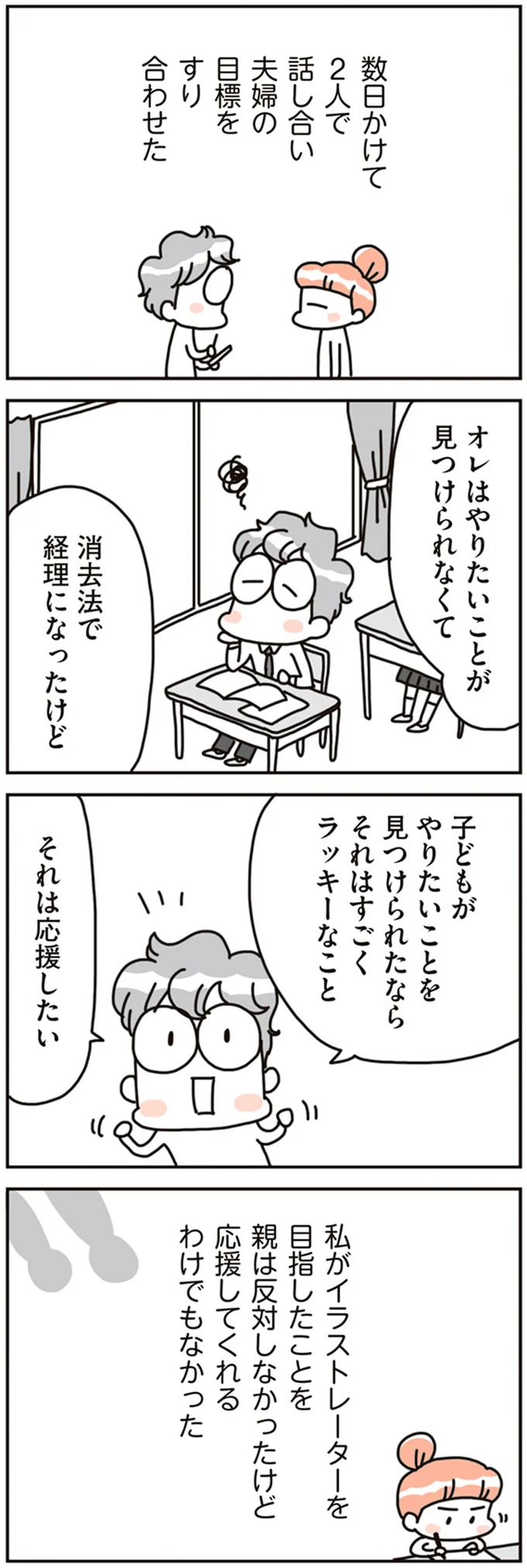 夫婦の目標をすり合わせた