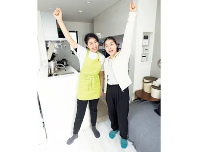 それじゃあ今回もキッチンをすっきりさせるぞー！　エイエイ、オー！
