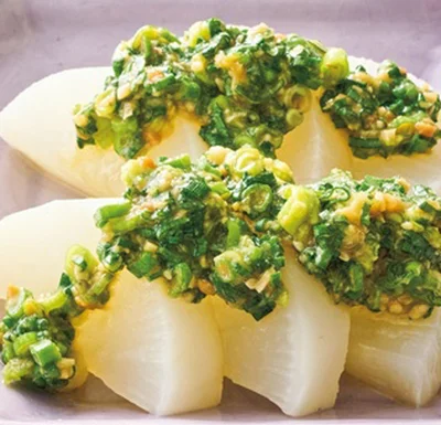 「ねぎみそ大根」