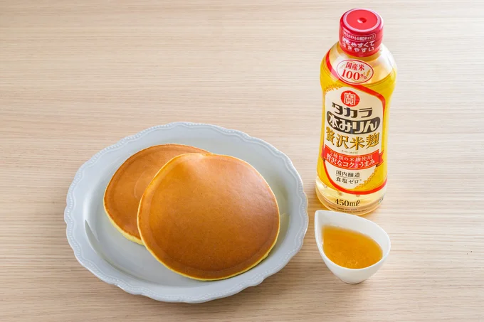 パンケーキに本みりん