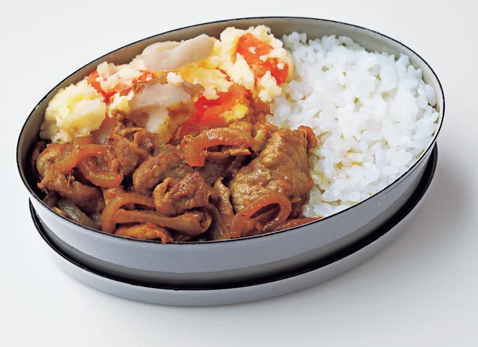 豚肉のカレーしょうが焼き弁当