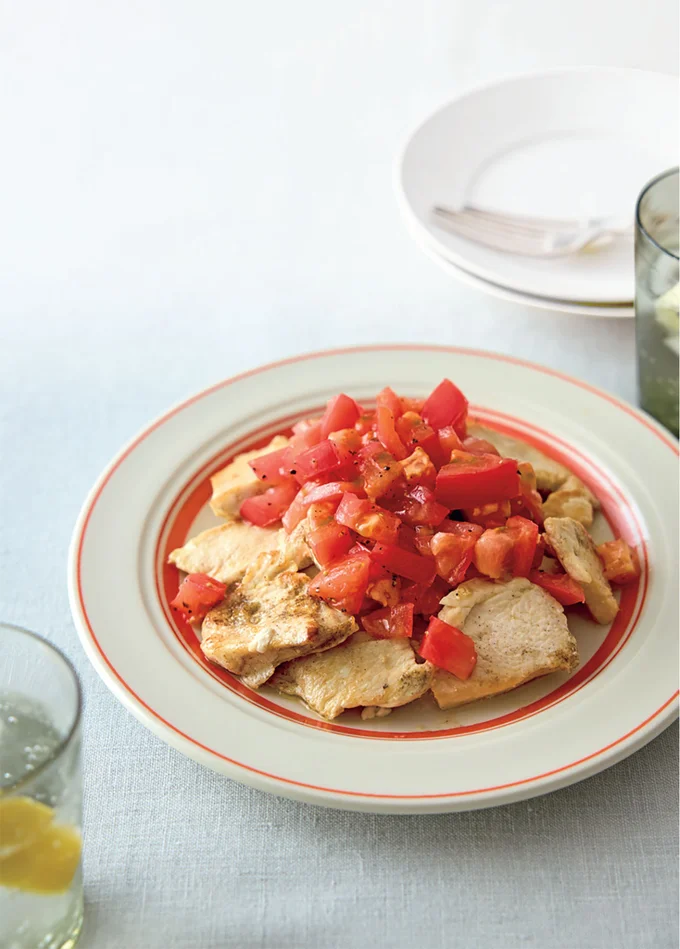 鮮やかなソースでパッと華やかに！