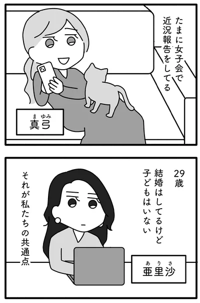 近況報告をしてる