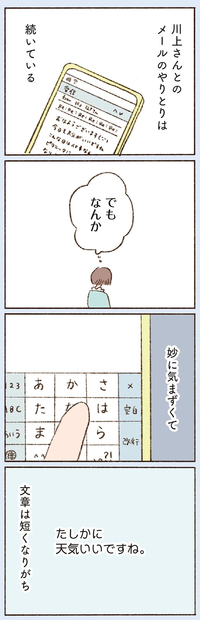 文章は短くなりがち