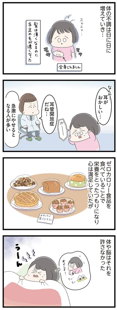 体の不調は日に日に増えていき…