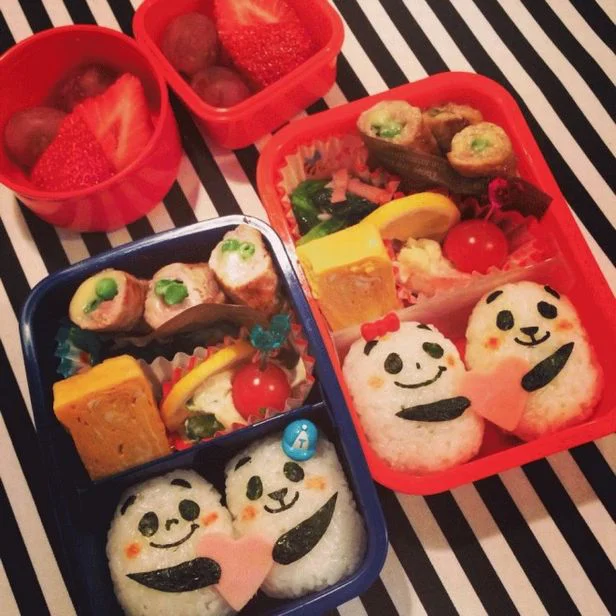 今こそ、アツい「シャンシャン」をお弁当箱に【キャラ弁】