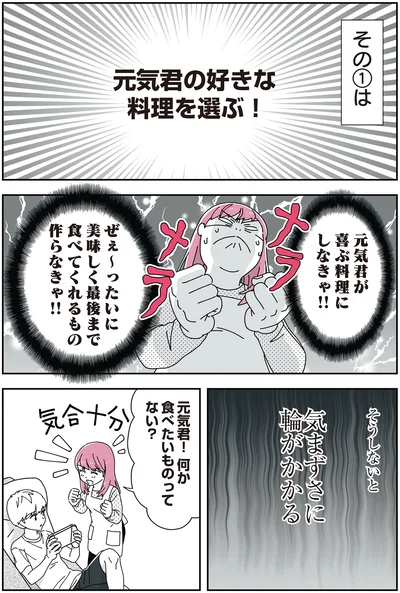 好きな料理を選ぶ！