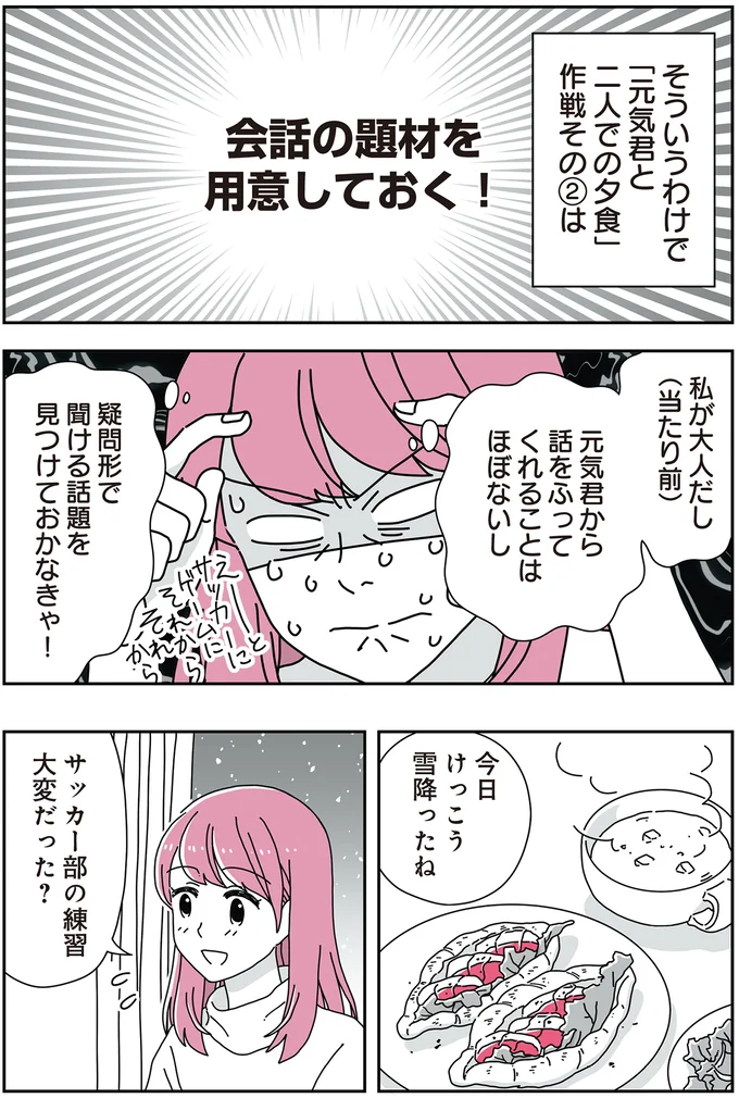 会話の題材を用意しておく！