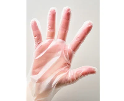 手が汚れない使い捨てポリ手袋