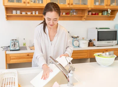 肉を切った調理道具。正しく洗う！しっかり乾かす！【お肉の切り方の正解】