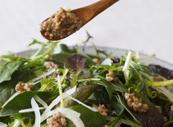 しいたけの風味と上品な粒マスタードが絶妙にマッチ！