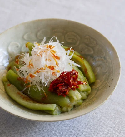 蒸しなすにのせるのも絶品