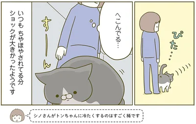 へこんでる…