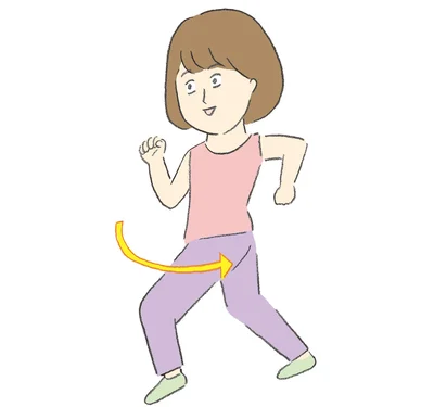 おすすめ腸活【生活習慣編】大股歩きで外から刺激する