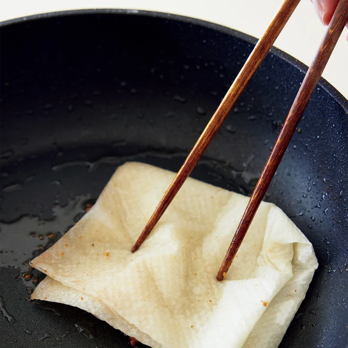 後片づけは拭くだけ!