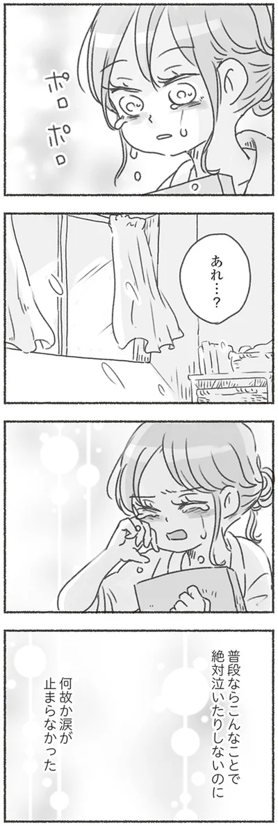 何故か涙が止まらなかった