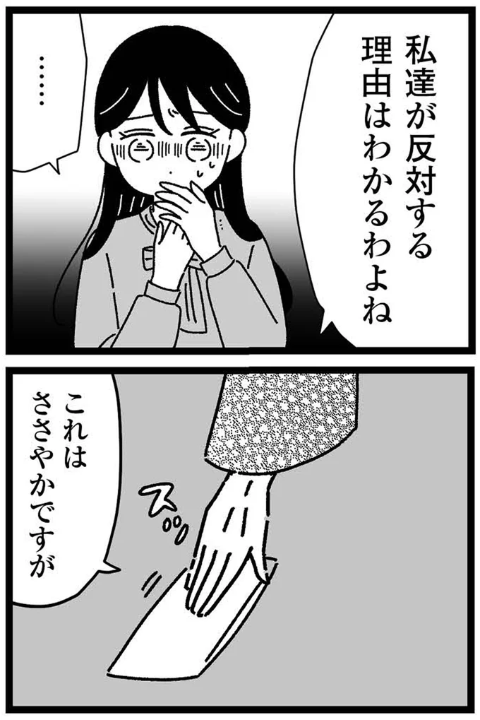 反対する理由はわかるわよね