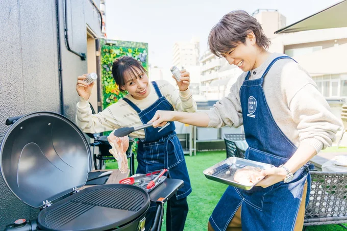 グリル担当は小山さん