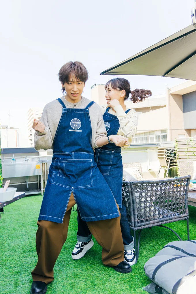 小山姉弟のファイヤーダンス