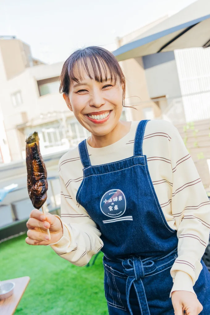 みきママ「焼き鳥のナス！（？）」