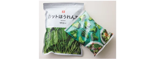 市販の冷凍野菜