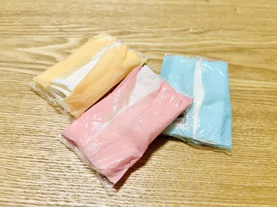 ポケットティッシュの袋が破れたときは（▶次へ）