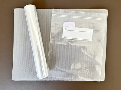 準備するものは、ラップとフリーザーバッグ（▶次へ）