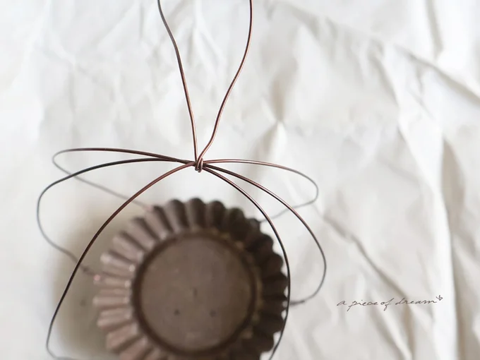 上部を適当にまとめて形を整えたら、完成！　▶全体像はこちら