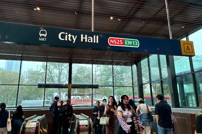 大型ショッピングセンター直結のMRTシティホール駅