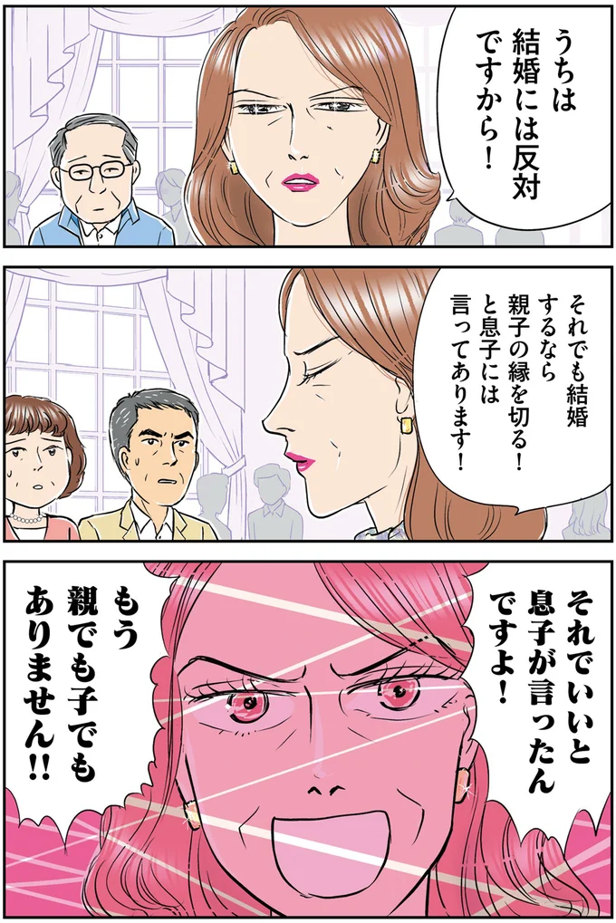 結婚には反対ですから！