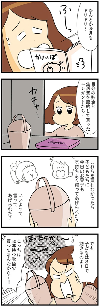 『150万のバッグが欲しい主婦の 夫に内緒の買い物日記』より