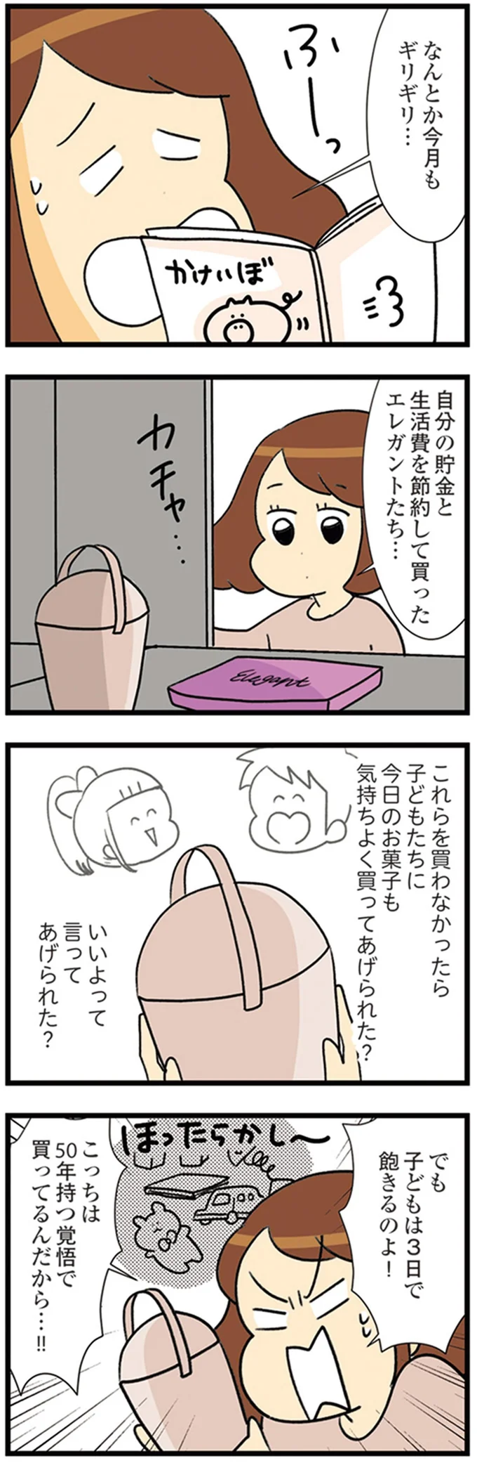 『150万のバッグが欲しい主婦の 夫に内緒の買い物日記』より