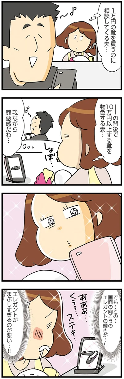 『150万のバッグが欲しい主婦の 夫に内緒の買い物日記』より