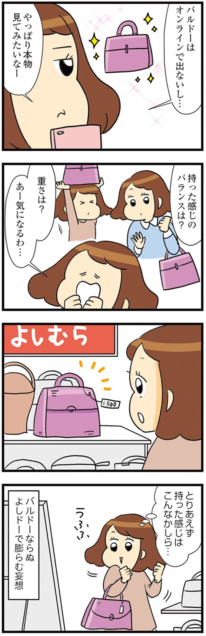 『150万のバッグが欲しい主婦の 夫に内緒の買い物日記』より