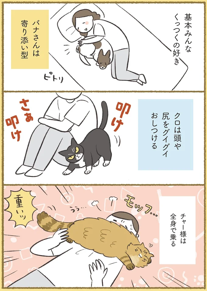 基本みんなくっつくの好き