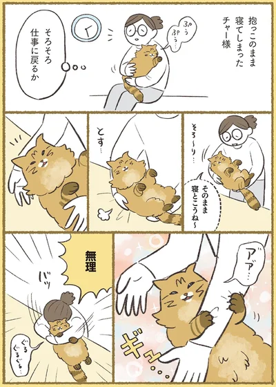 『犬猫３匹、撫でても撫でても手が足りない』より